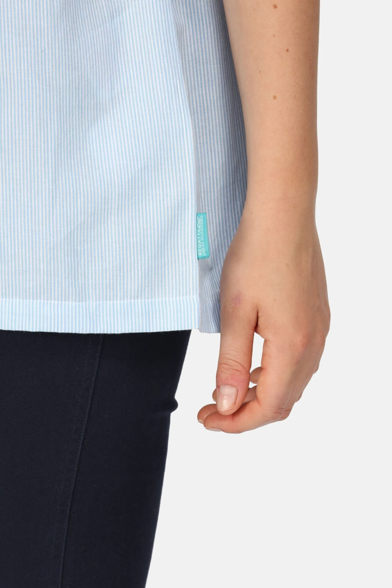 Regatta Blue Nemora Long Sleeve Blouse - Image 5