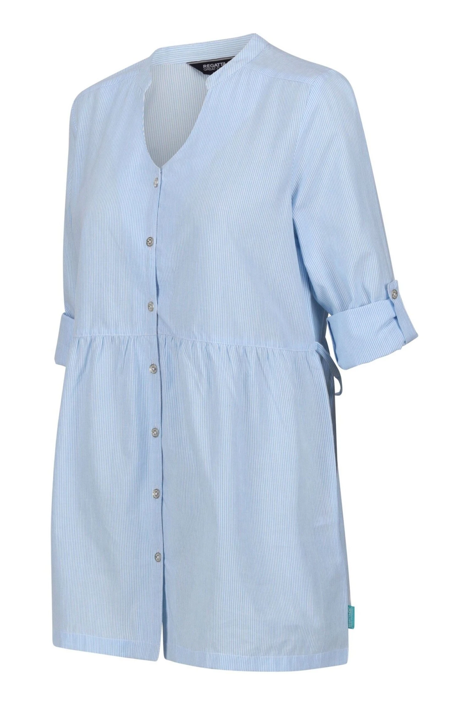 Regatta Blue Nemora Long Sleeve Blouse - Image 8