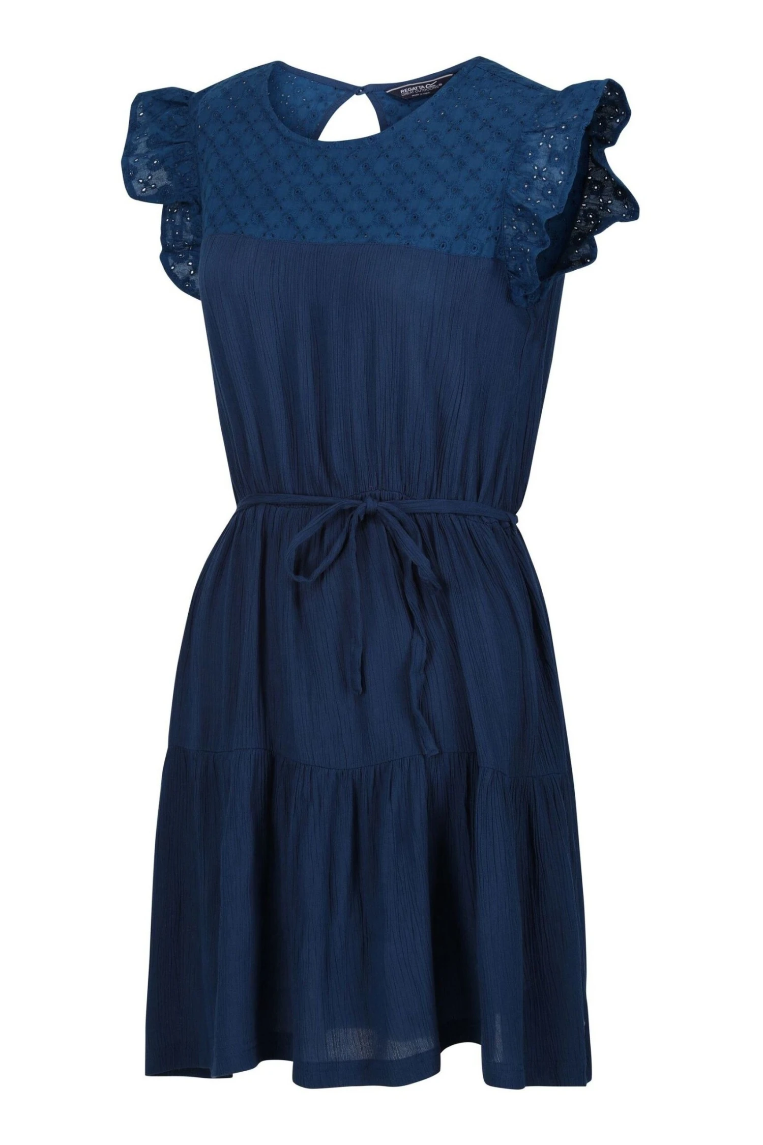 Regatta Blue Rafaelina Belted Dress - Image 8