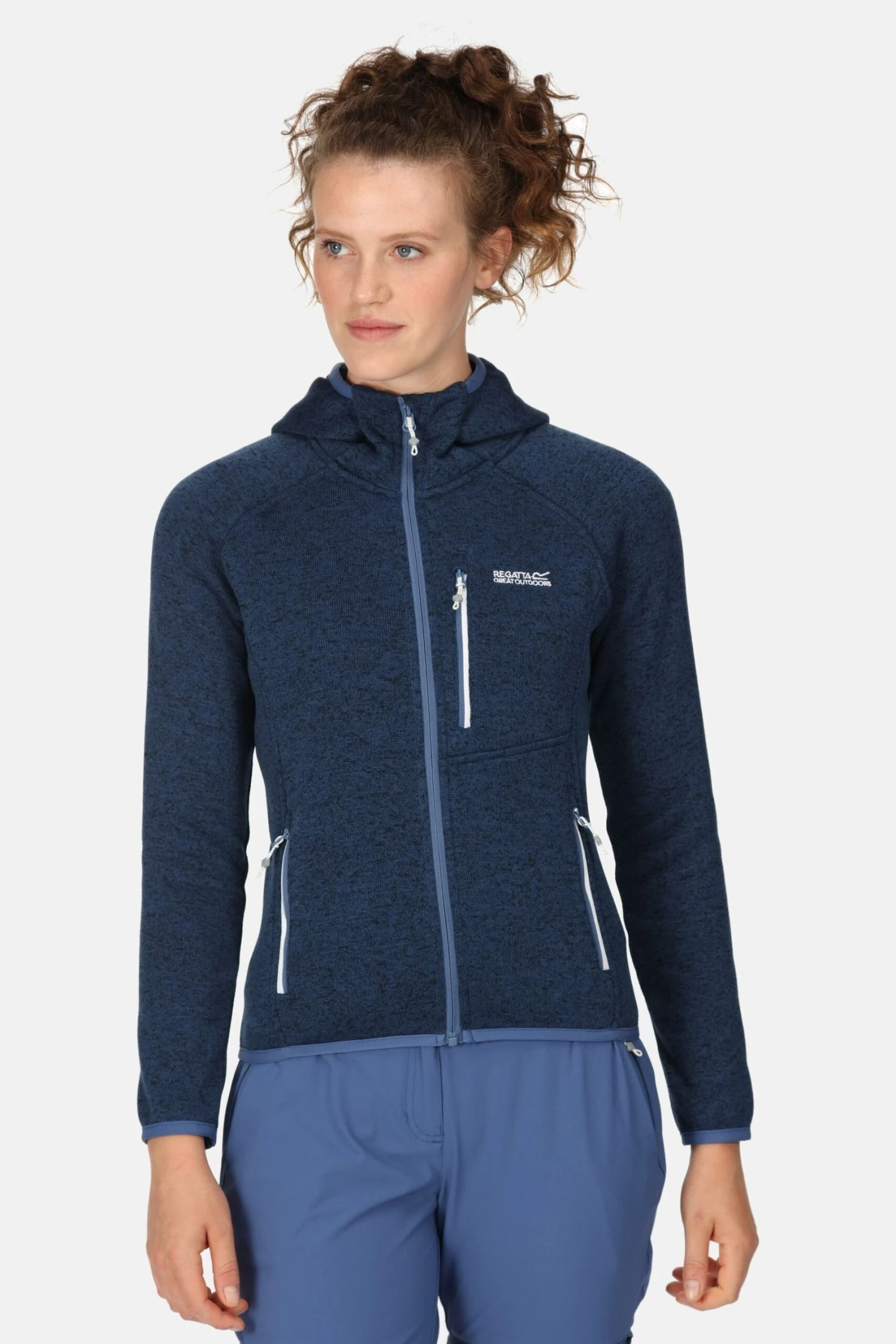 Regatta Womens Newhill Full Zip Hooded Fleece - Image 3
