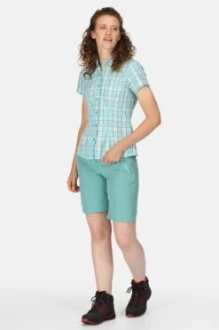 Regatta Blue Mindano VII Short Sleeve Blouse