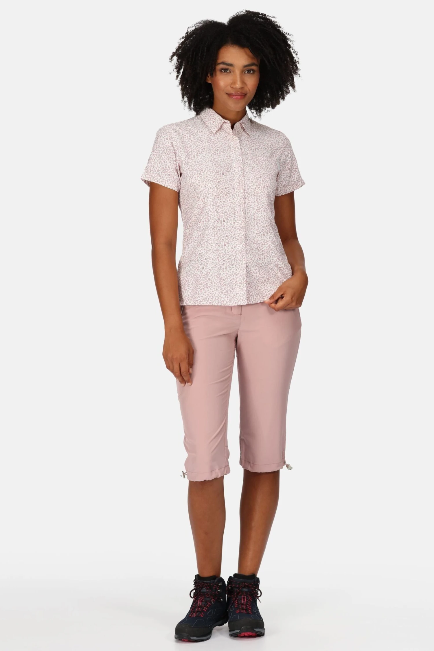 Regatta Pink Mindano VII Short Sleeve Blouse