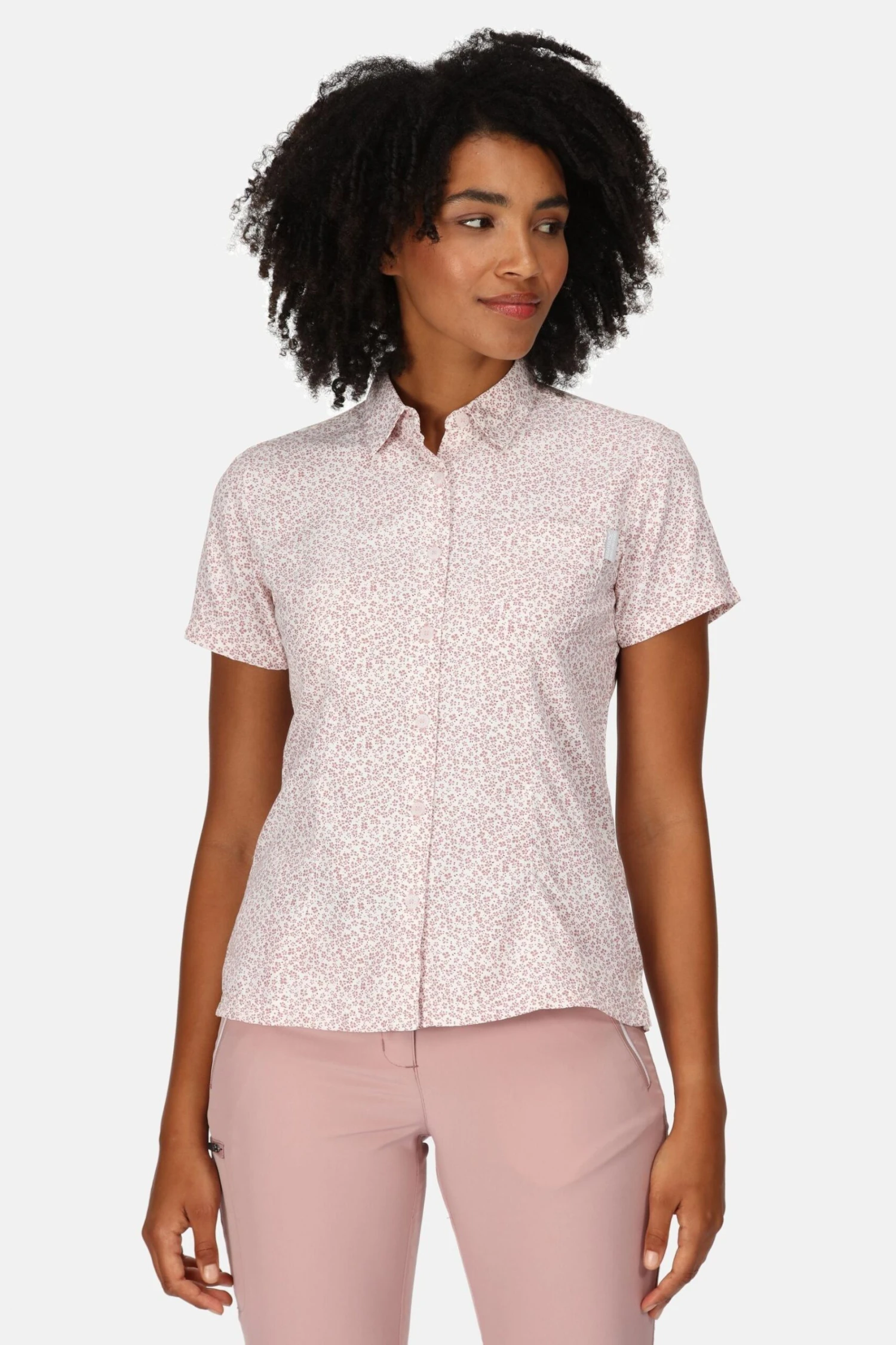Regatta Pink Mindano VII Short Sleeve Blouse - Image 3