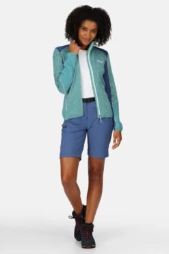 Regatta Blue Lindalla V-Neck Full Zip Fleece