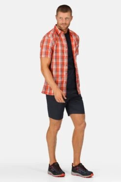 Regatta Orange Mindano VII Short Sleeved Shirt