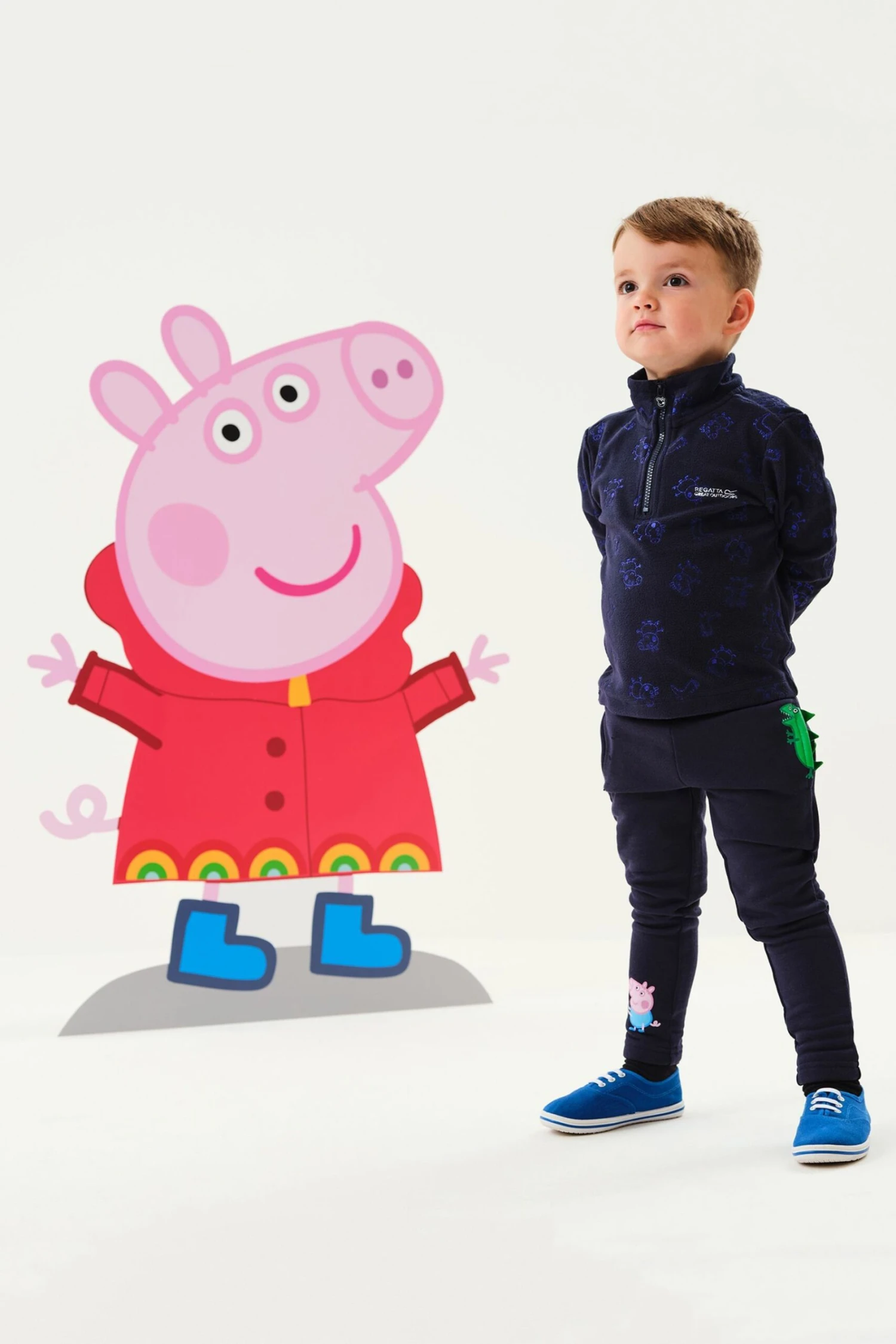 Regatta Blue Peppa Pig Dinosaur Joggers