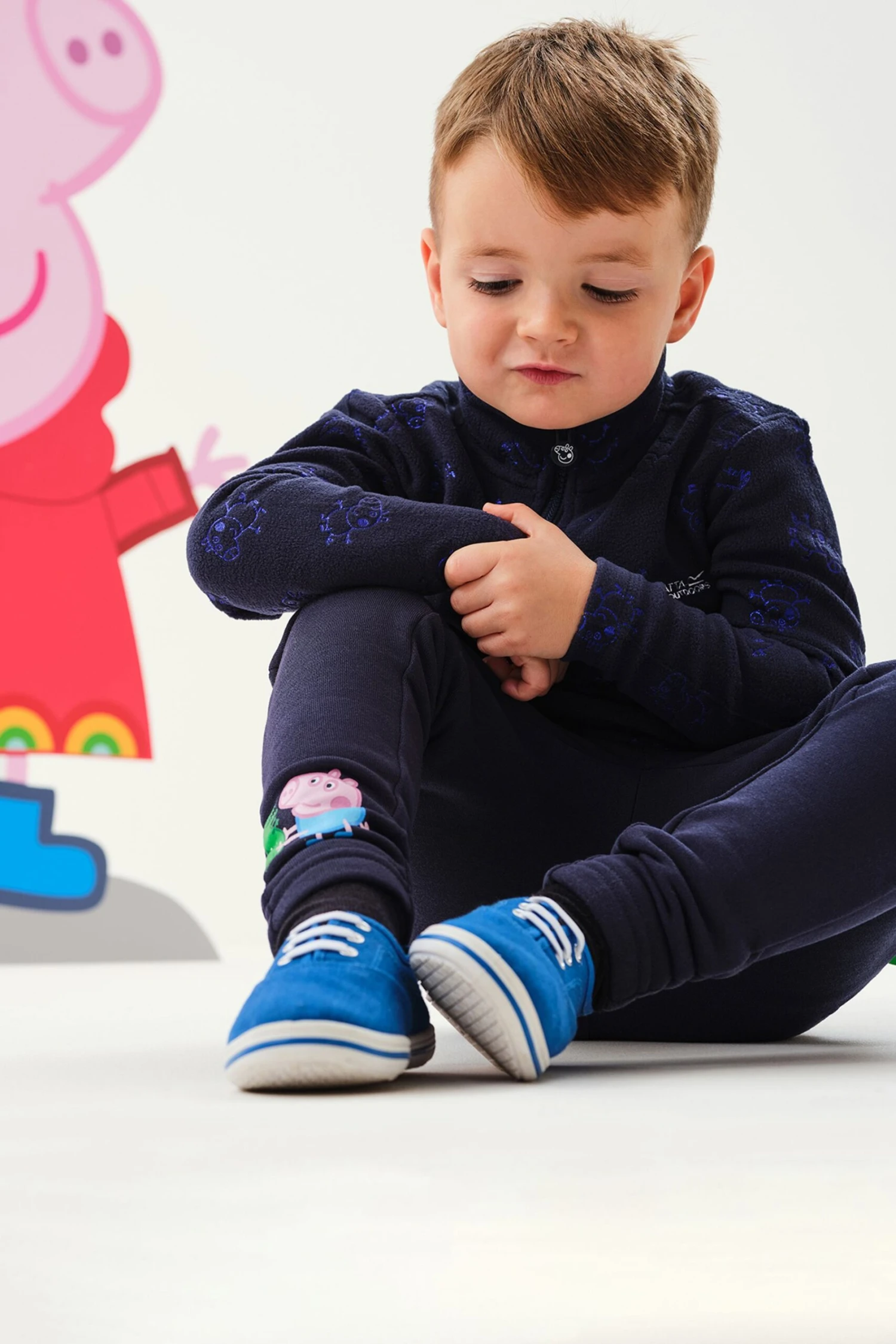 Regatta Blue Peppa Pig Dinosaur Joggers - Image 2