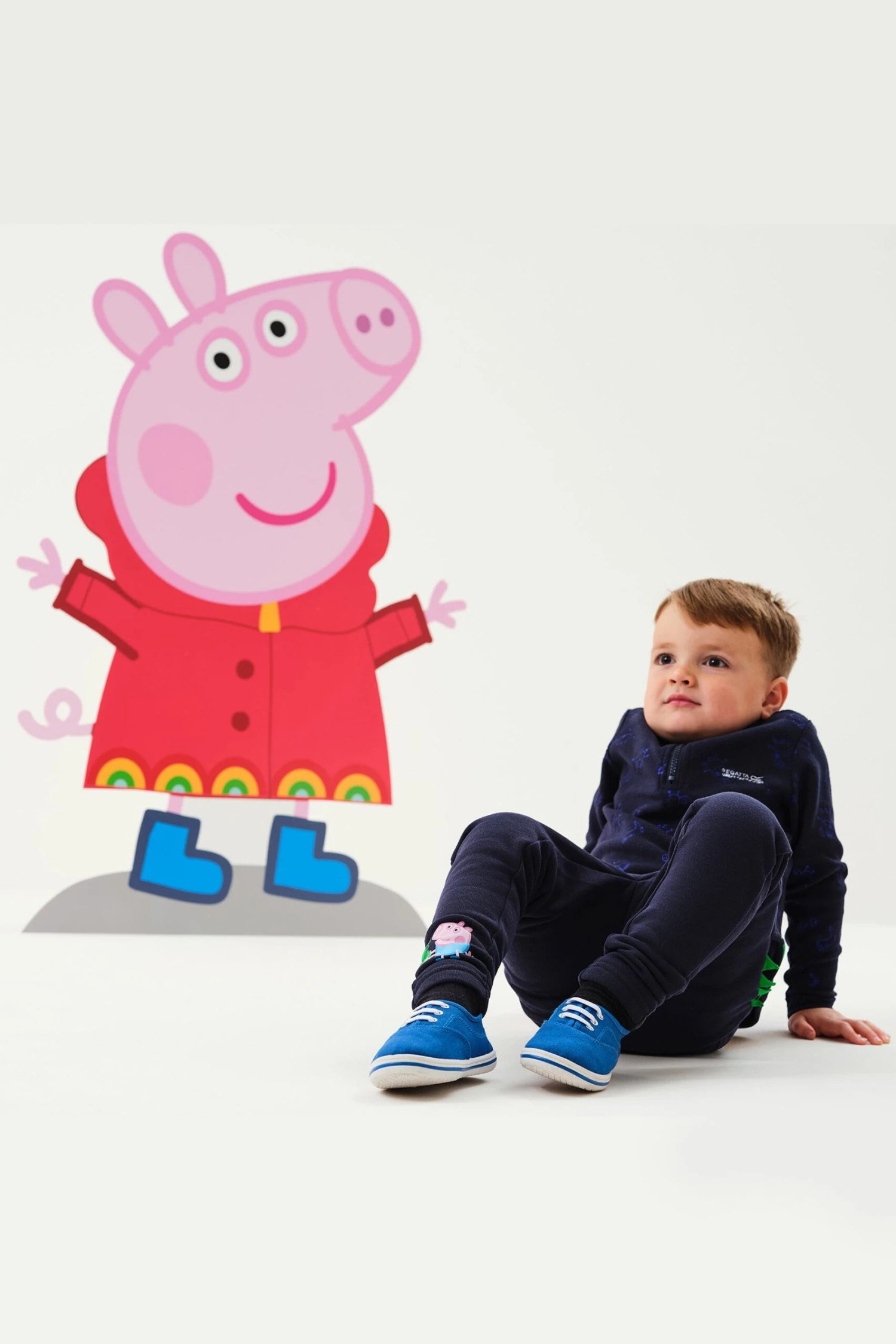 Regatta Blue Peppa Pig Dinosaur Joggers - Image 3