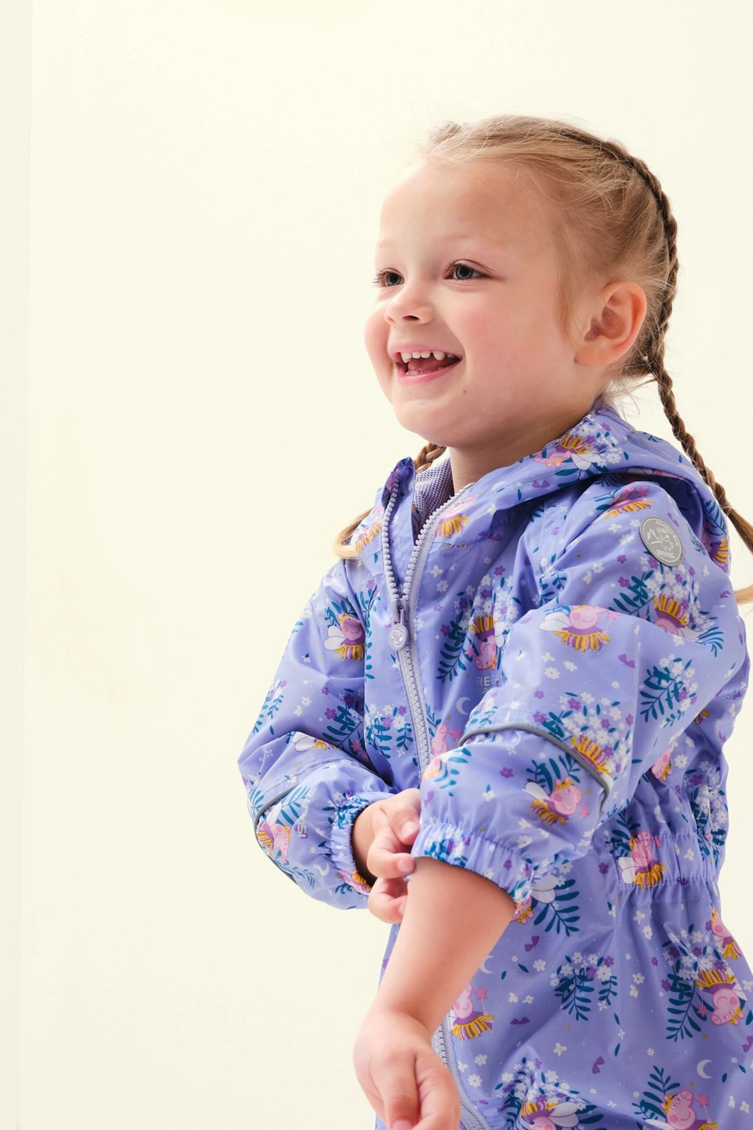 Regatta Purple Peppa Pig Waterproof Pobble Suit - Image 2