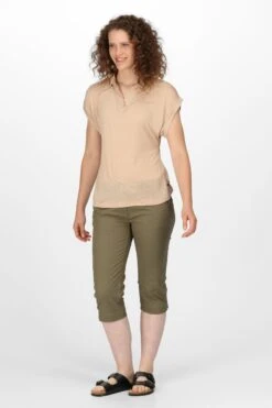 Regatta Brown Lupine Collard T-Shirt
