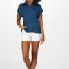 Regatta Blue Lupine Collard T-Shirt