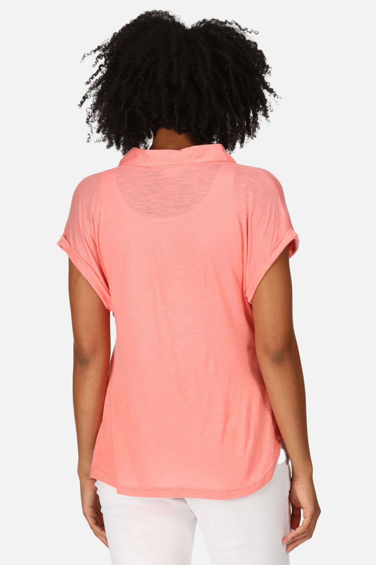 Regatta Pink Lupine Collard T-Shirt - Image 2