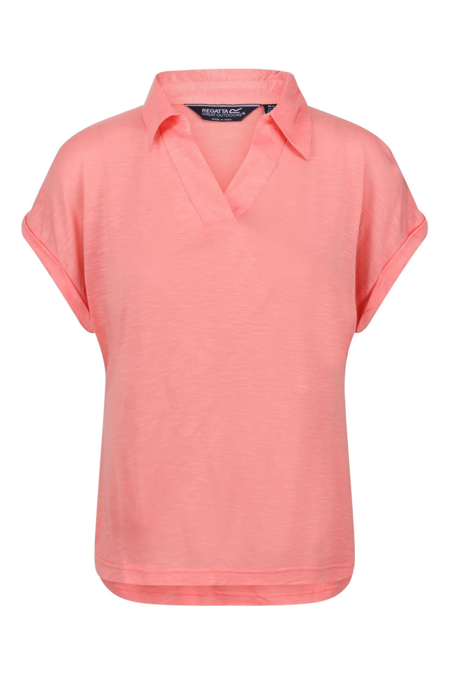 Regatta Pink Lupine Collard T-Shirt - Image 6