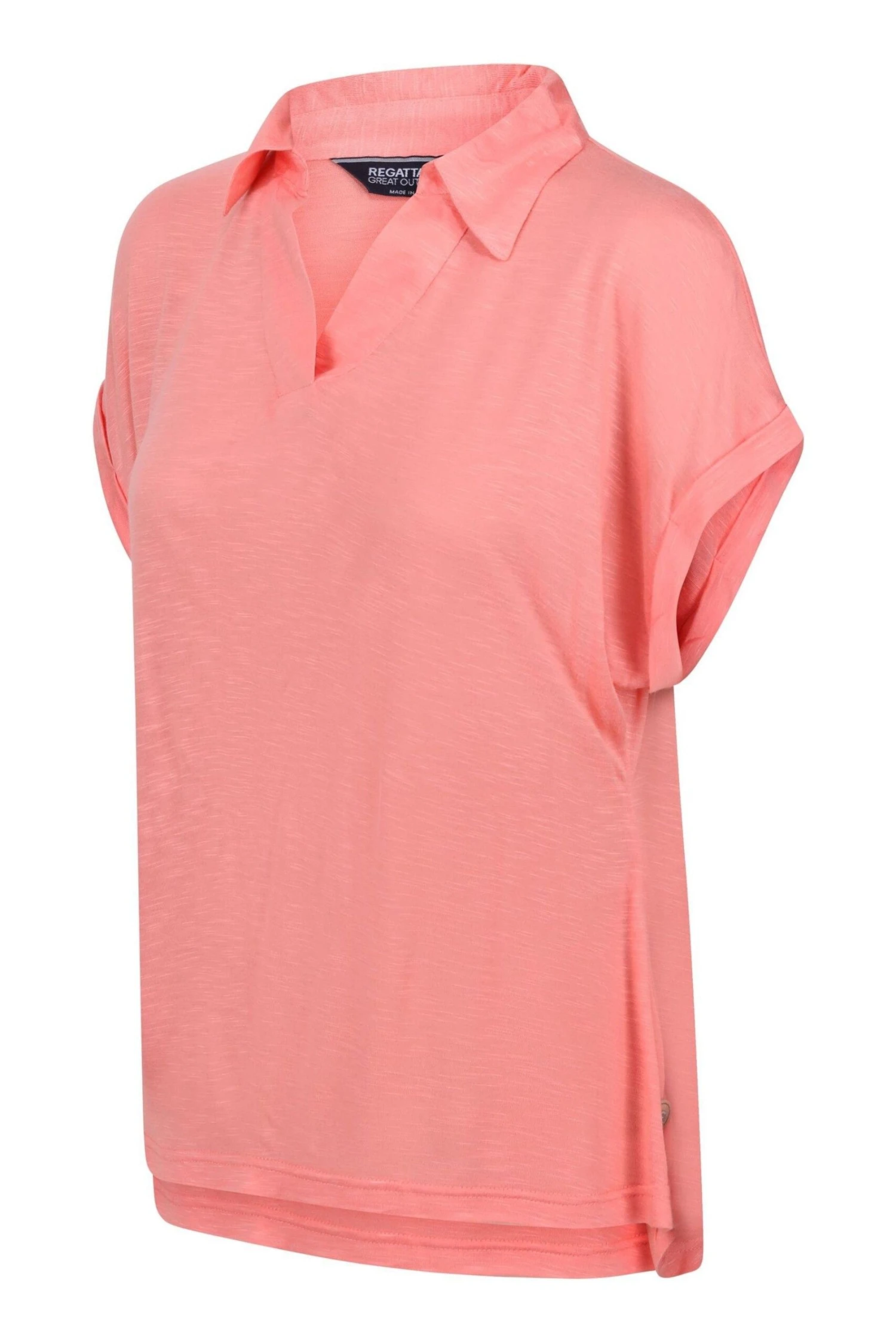 Regatta Pink Lupine Collard T-Shirt - Image 8