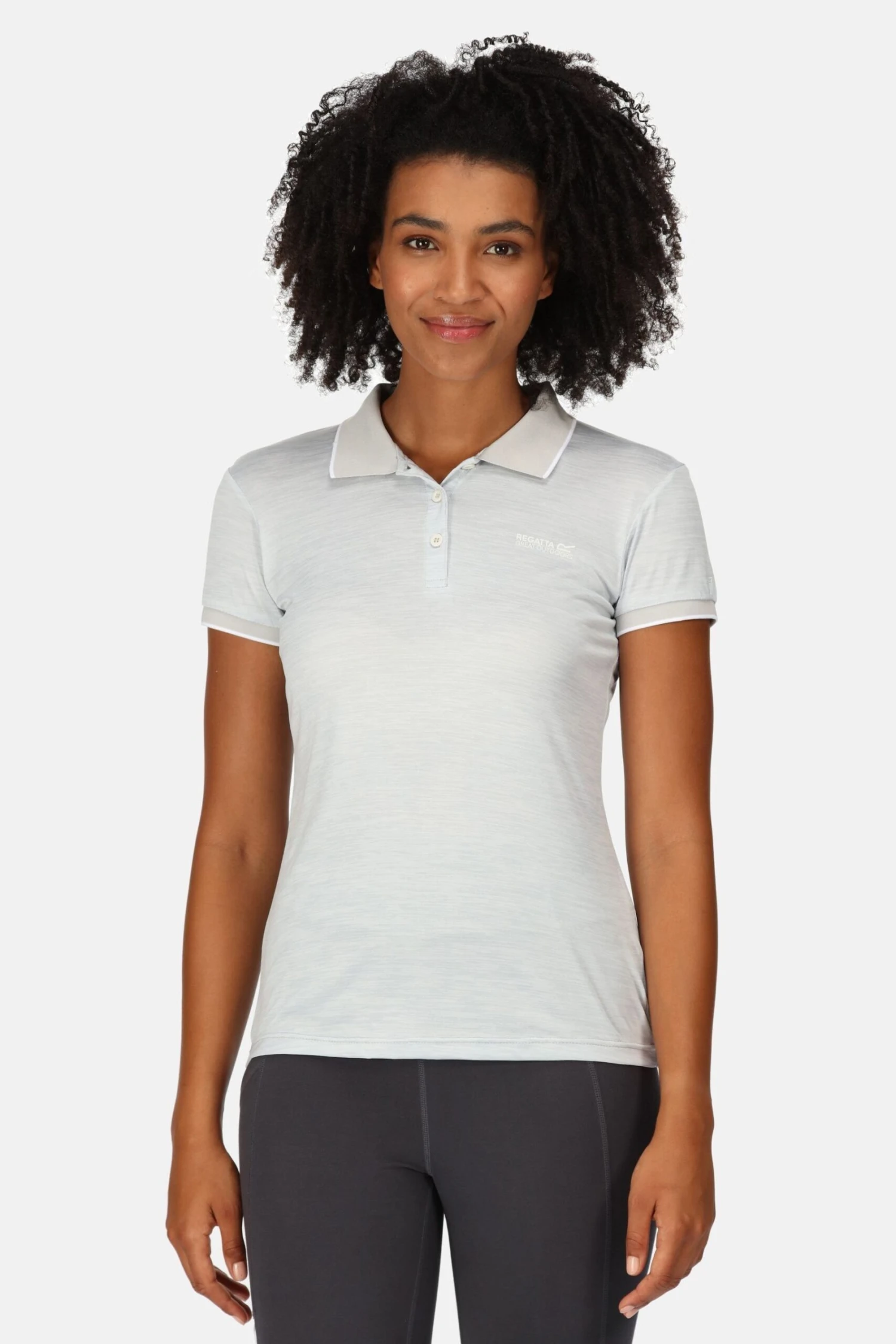 Regatta Reme White Polo Shirt - Image 3