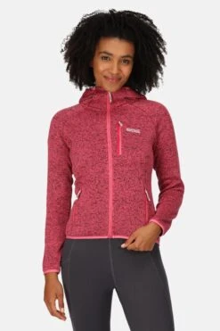 Regatta Womens Pink Newhill Full Zip Hooded Fleece