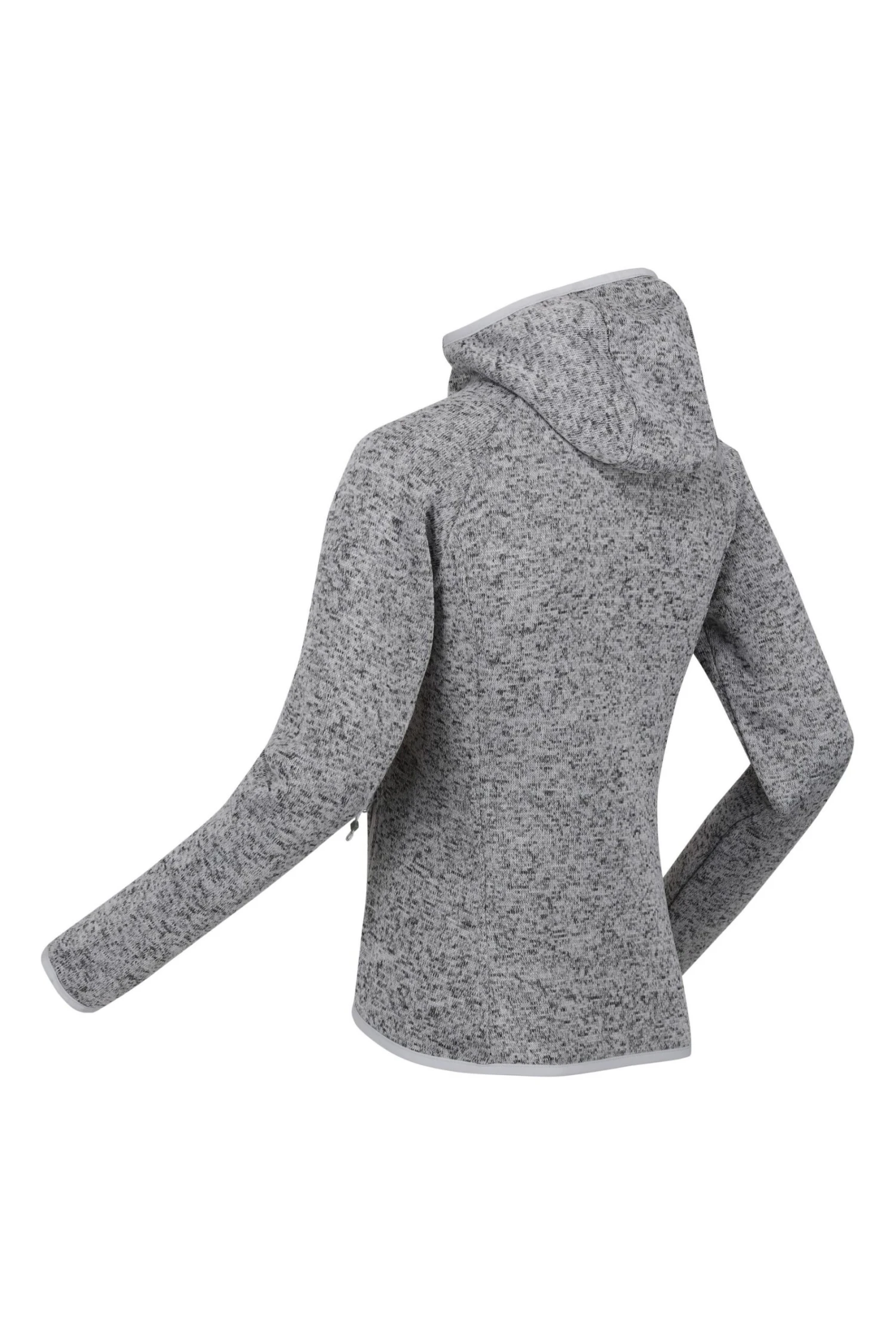 Regatta Womens Grey Newhill Full Zip Hooded Fleece - Image 8
