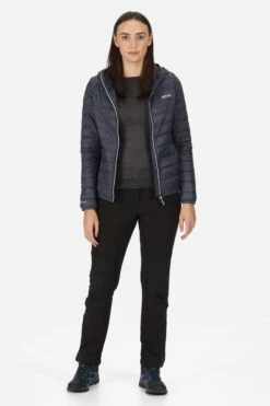 Regatta Blue/Navy Hooded Hillpack Lightweight Jacket