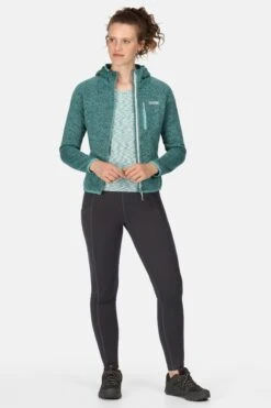 Regatta Womens Blue Newhill Full Zip Hooded Fleece