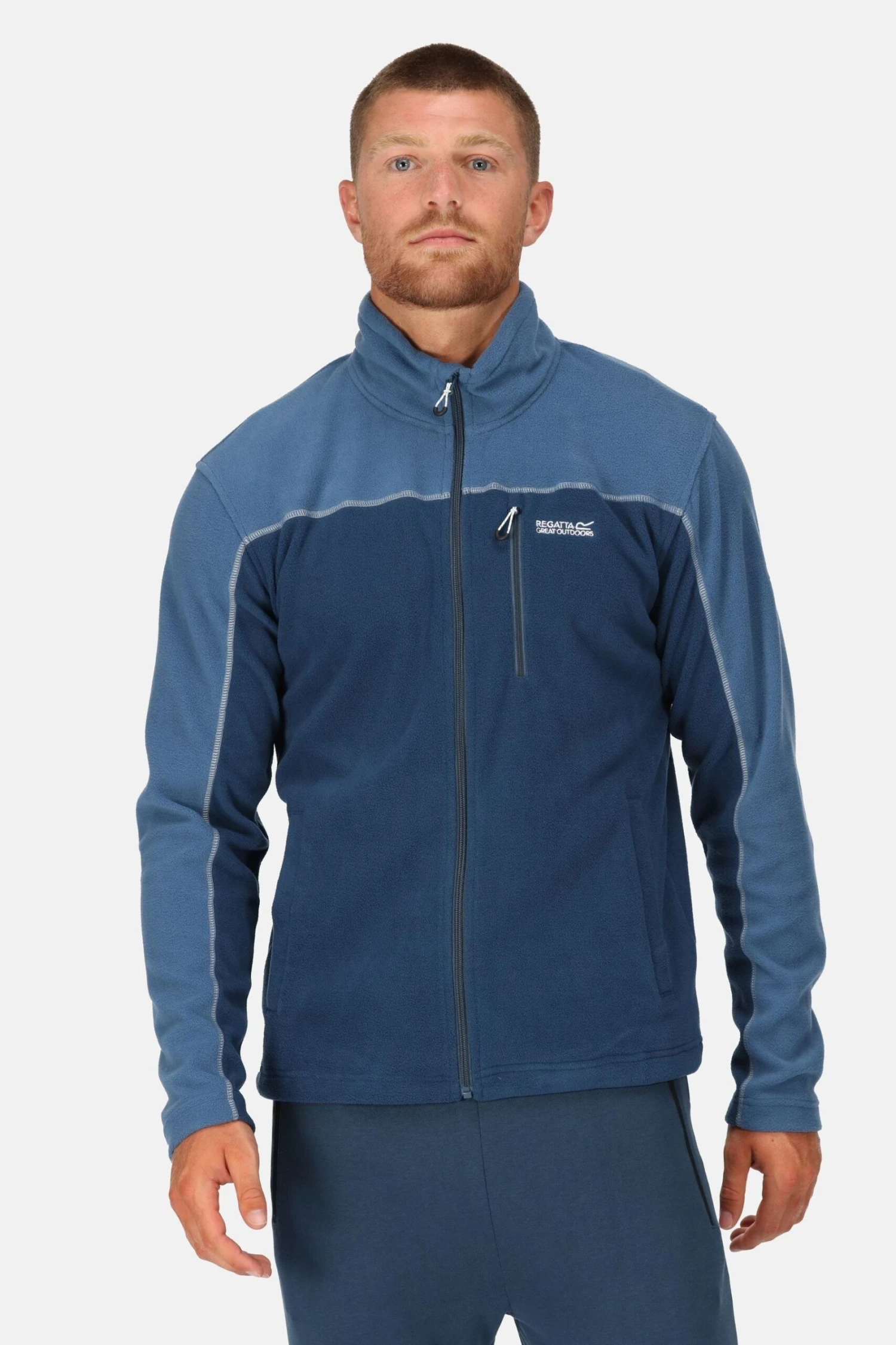 Regatta Blue Fellard Lightweight Full Zip Fleece - Image 3