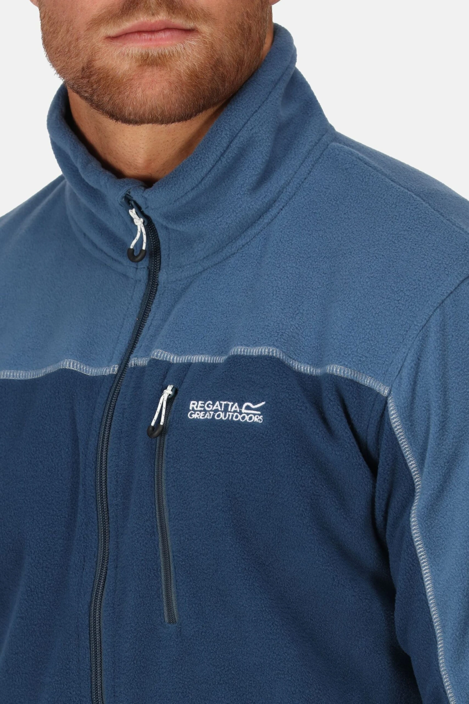 Regatta Blue Fellard Lightweight Full Zip Fleece - Image 4