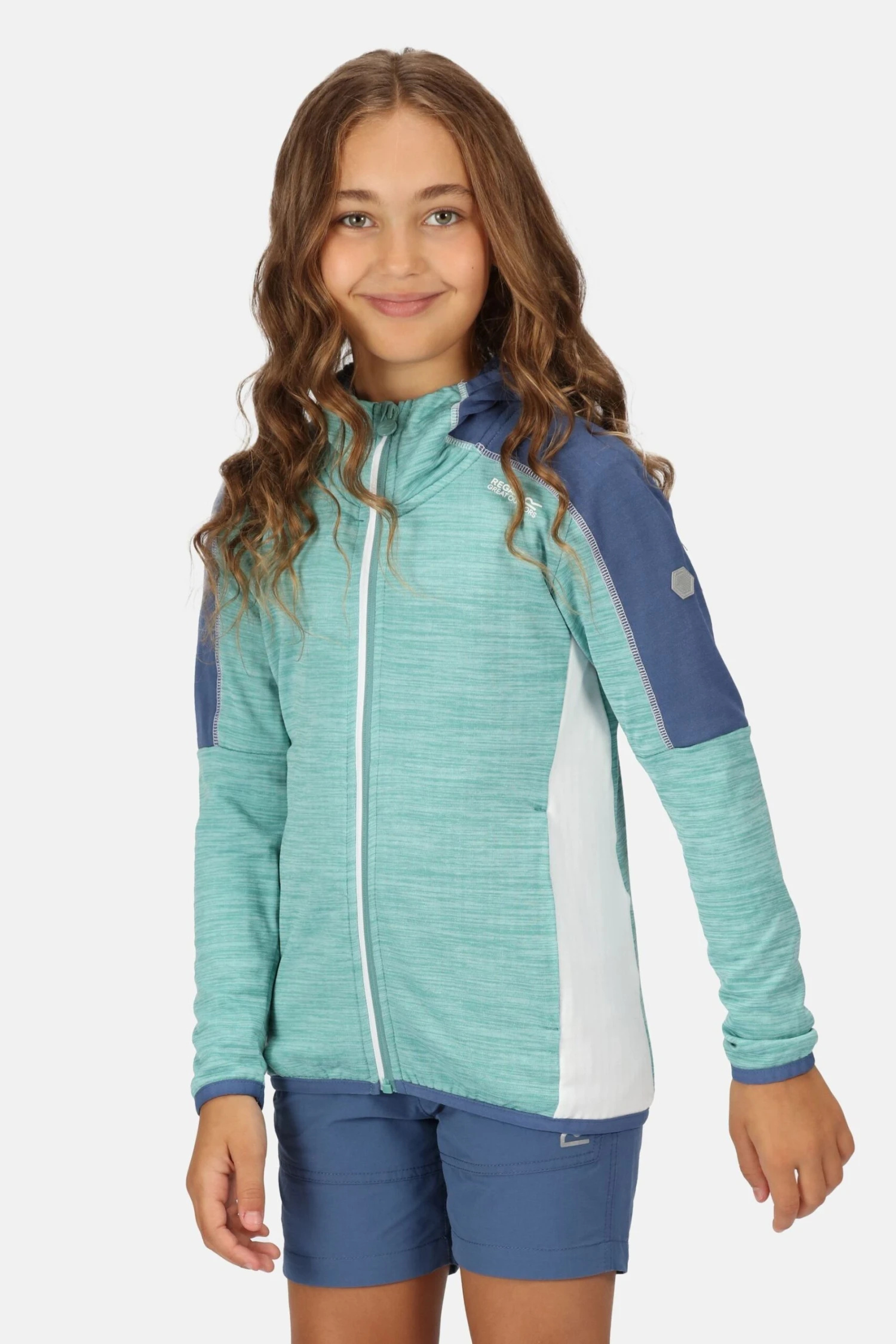 Regatta Blue Burnton Full Zip Fleece - Image 3