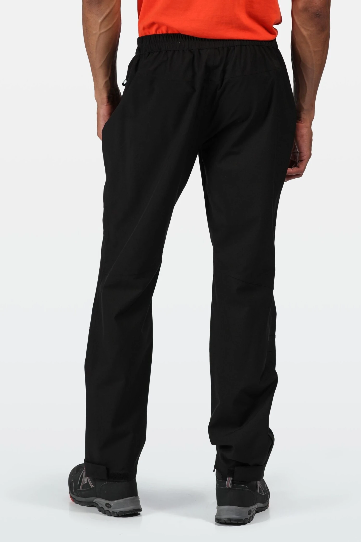 Regatta Black Highton Stretch Waterproof Overtrousers - Image 2