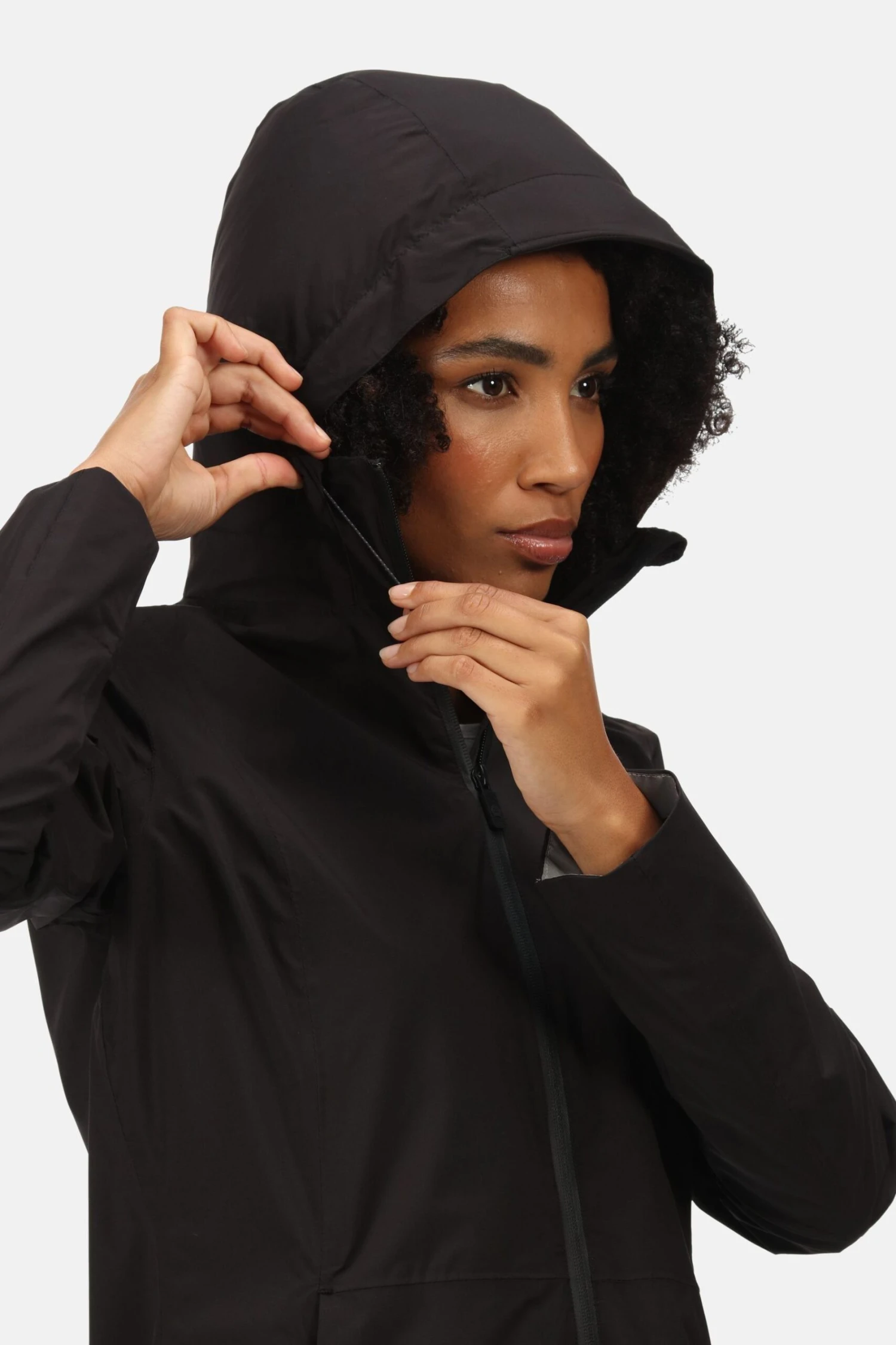 Regatta Womens Pulton II Black Waterproof Jacket - Image 4