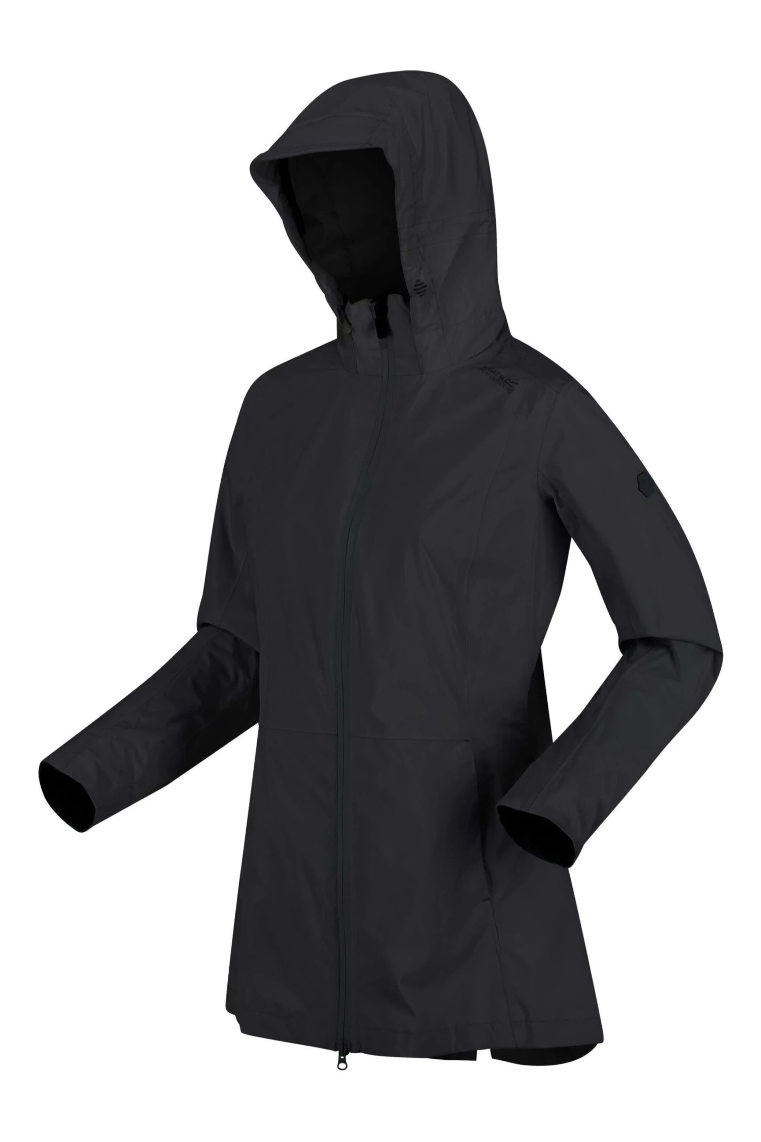 Regatta Womens Pulton II Black Waterproof Jacket - Image 8