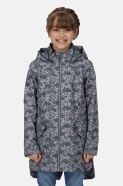 Regatta Green Talei Longline Waterproof Jacket