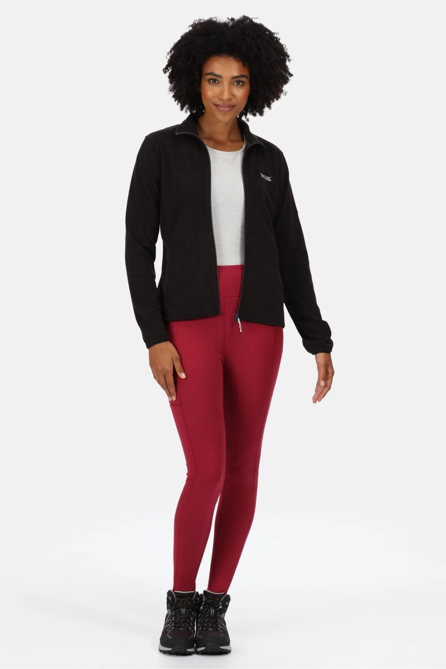 Regatta Black Clemance III Full Zip Fleece - Image 4