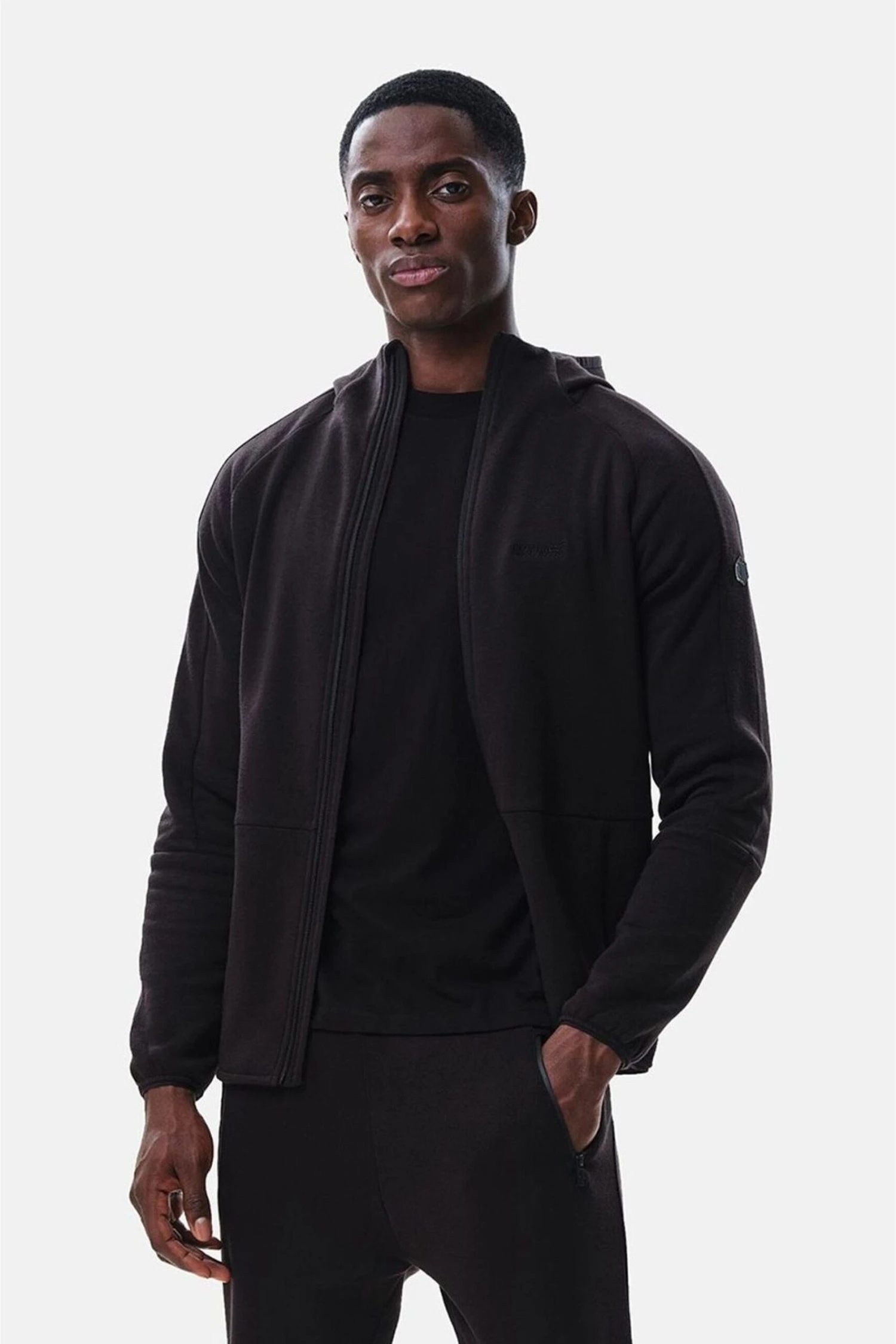 Regatta Black Glenton Full Zip Hoodie