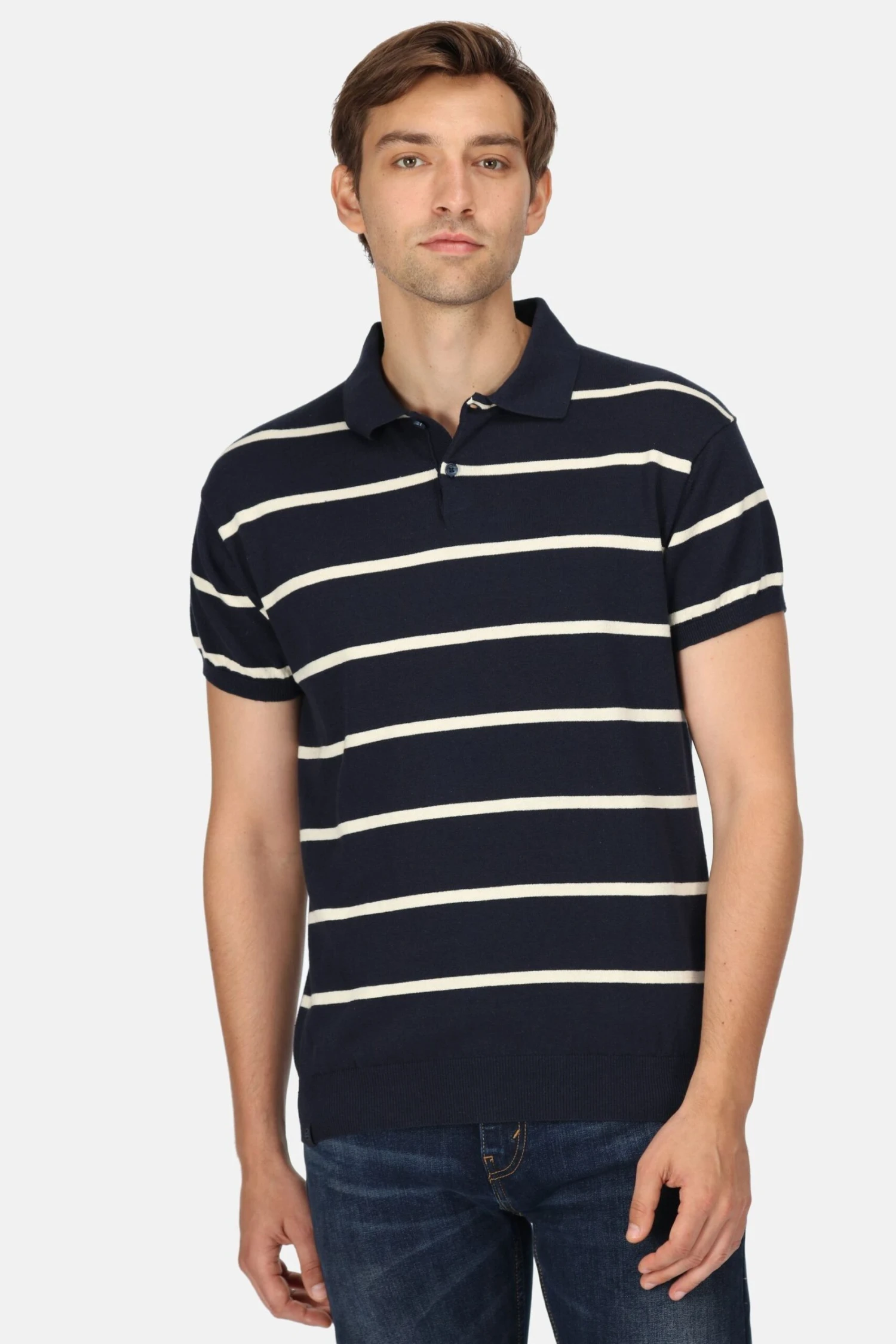 Regatta Blue Arkose Polo Shirt - Image 3