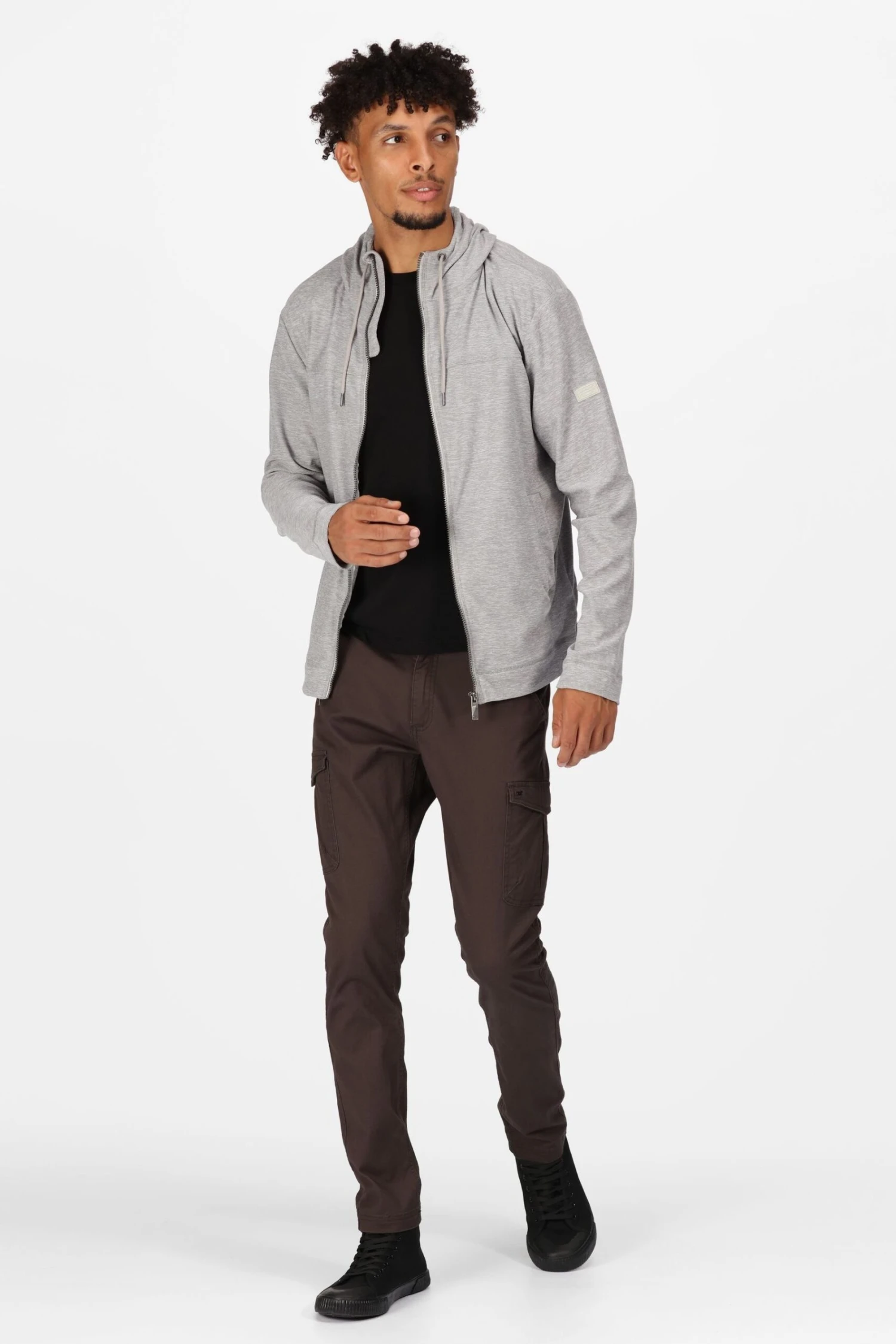 Regatta Grey Shorebay Full Zip Hoodie