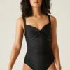 Regatta Black Sakari Tummy Control Swimsuit