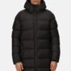 Regatta Black Hallin Longline Insulated Padded Jacket