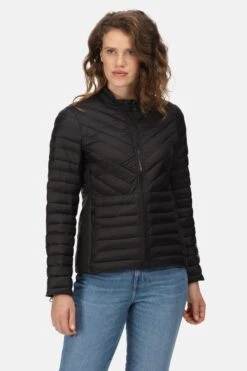 Regatta Kamilla Black Insulated Baffle Jacket