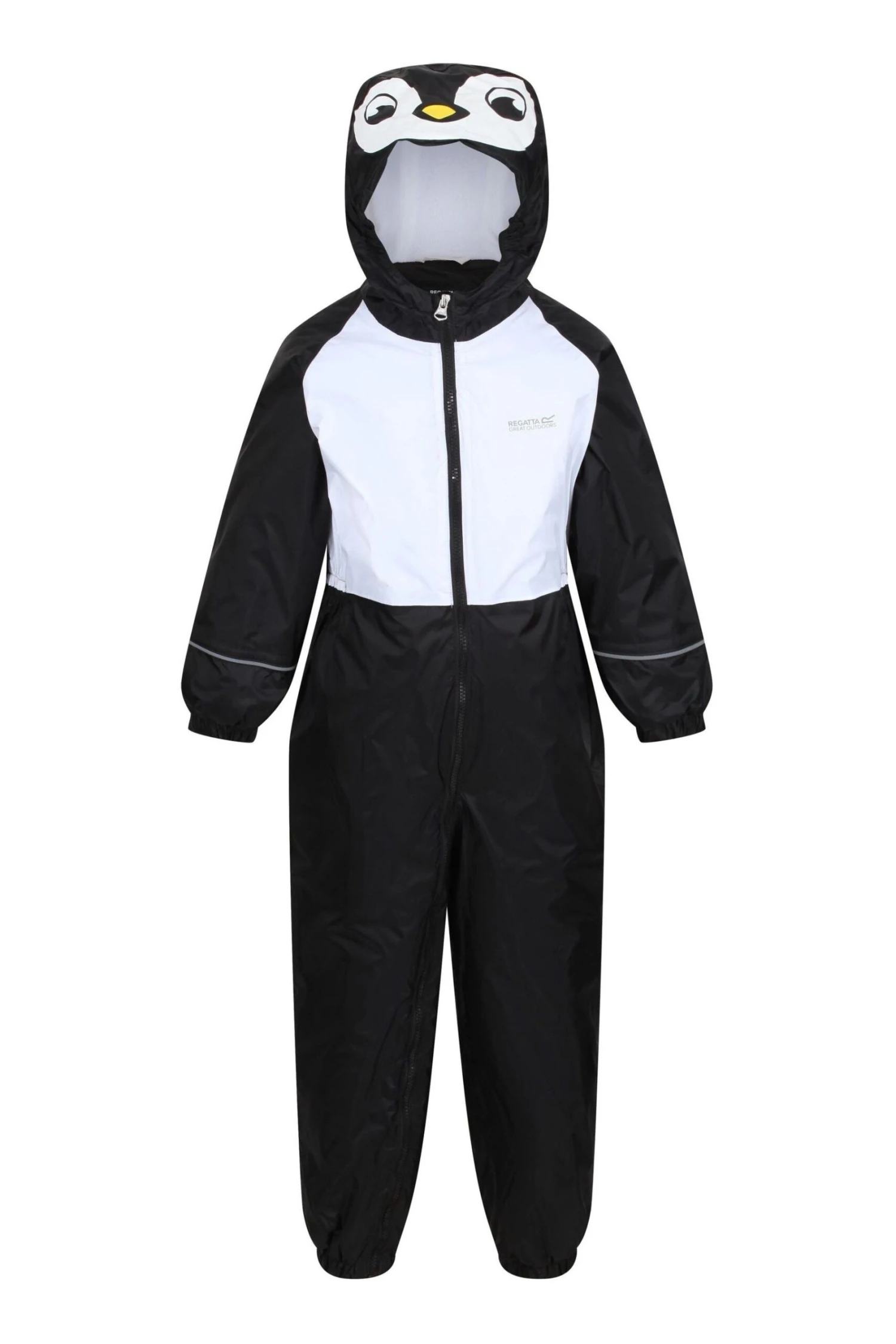 Regatta Black Mudplay Iii Waterproof Animal Puddlesuit