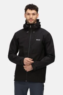 Regatta Black Britedale Waterproof Torch Hooded Jacket