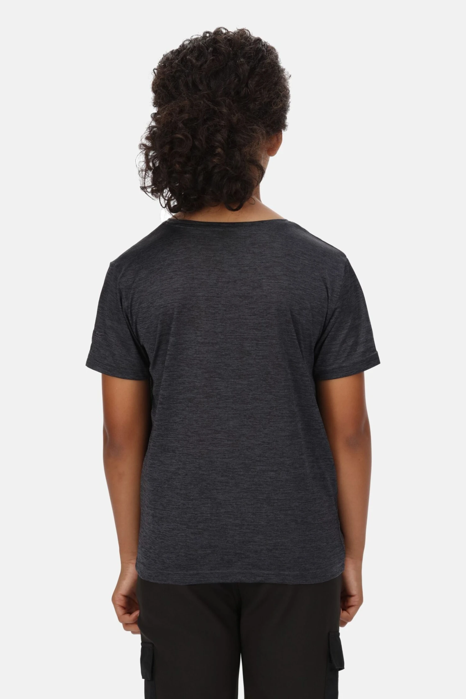 Regatta Junior Black Fingal Quick Dry T-Shirt - Image 2