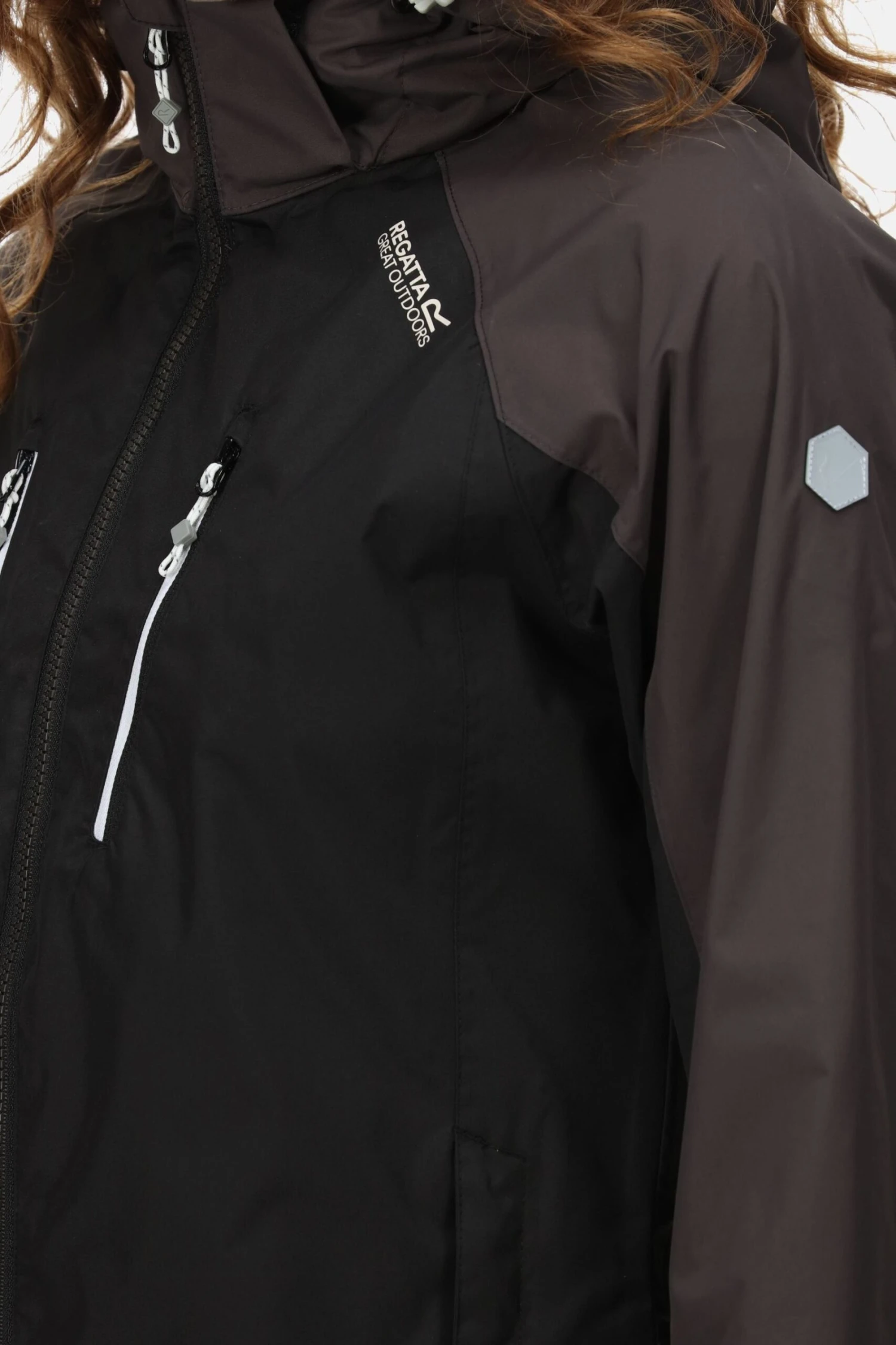 Regatta Women's Calderdale IV Black Waterproof Jacket - Image 5