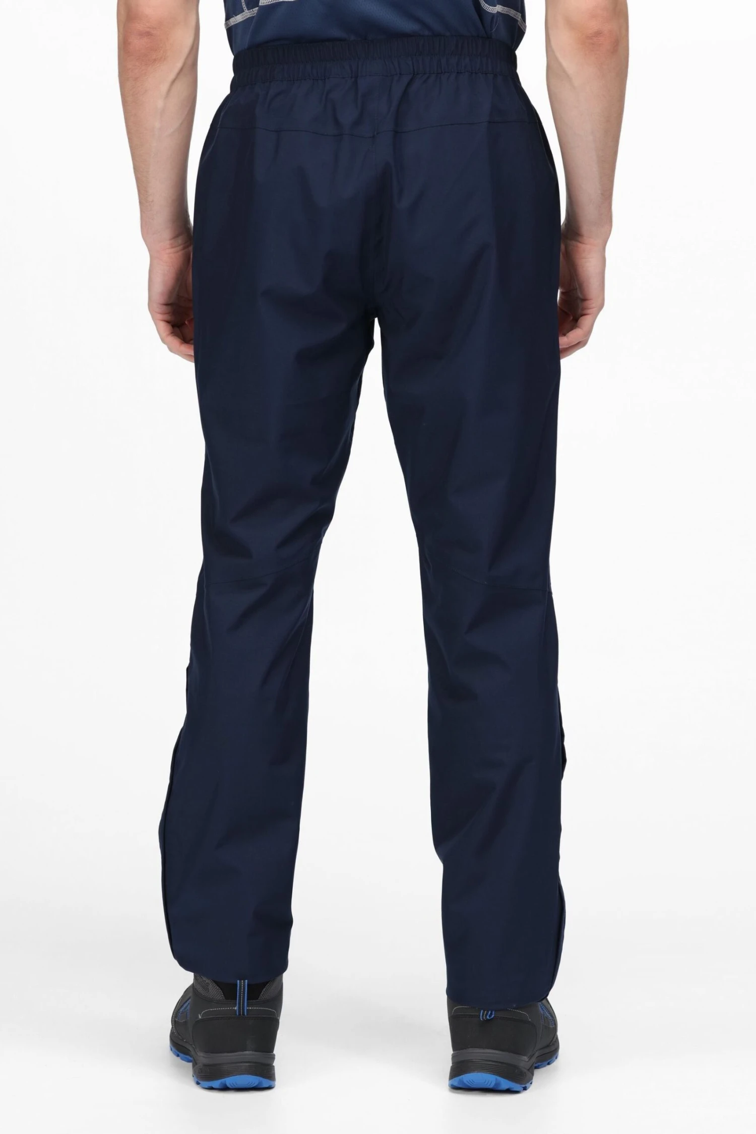 Regatta Blue Highton Stretch Long Leg Length Waterproof Over Trousers - Image 2
